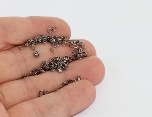 Gunmetal Plated Jump Rings