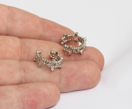 Micro Pave Ear Cuffs