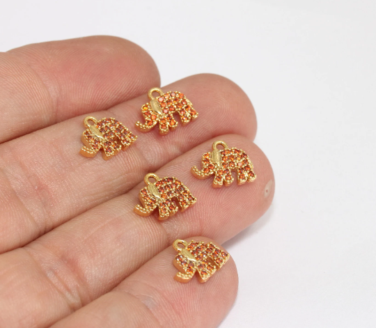 Shiny Gold Charms