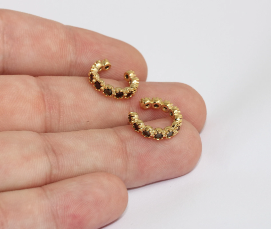 Micro Pave Ear Cuffs, Dainty Ear