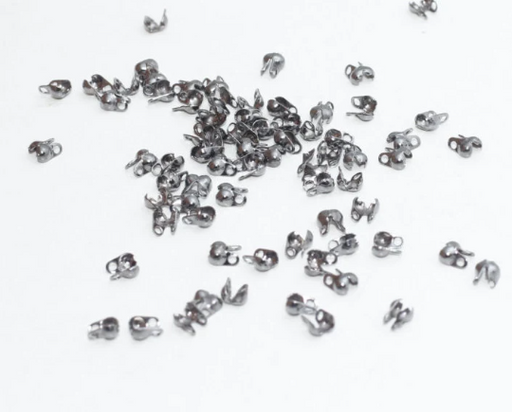 Gunmetal Crimp Beads