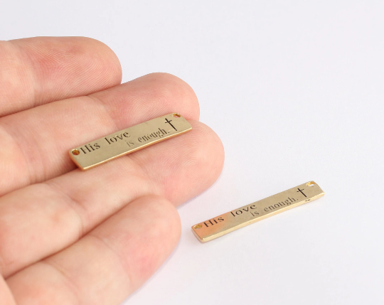 Brass Bar Charms