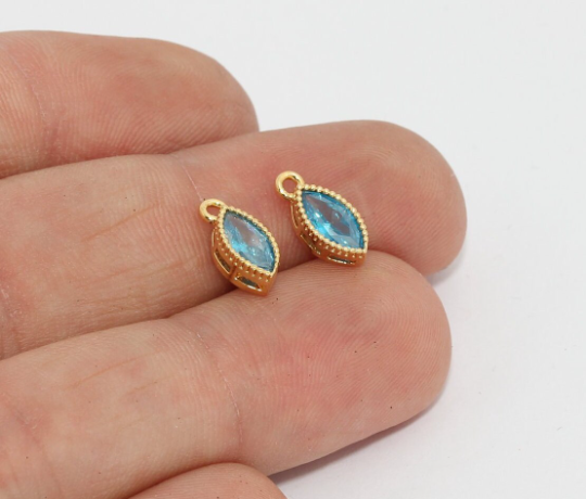 Gold Drop Charms