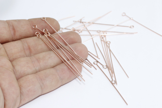 Rose Gold Eye Pins