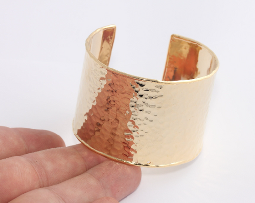 Shiny Gold Cuff Bracelet