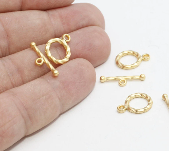 Matt Gold Toggle Clasp