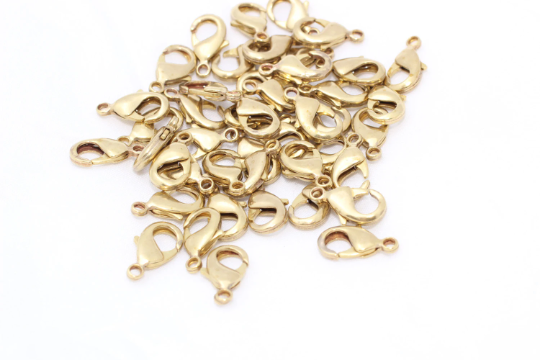 Brass Lobster Clasps