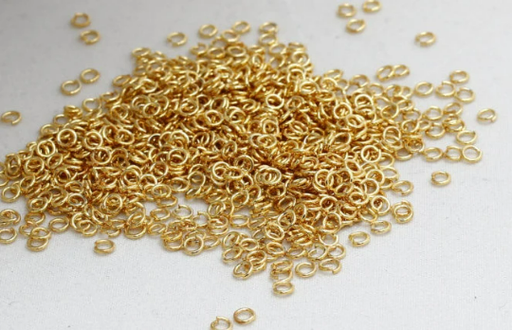 Shiny Gold Jump Rings