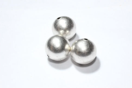 Ball Beads, Round Ball Pendant, Brass