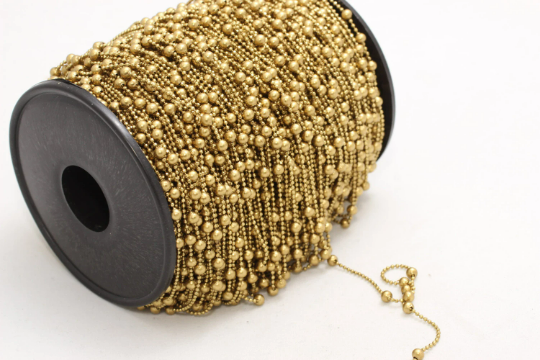 Raw Brass Ball Chains