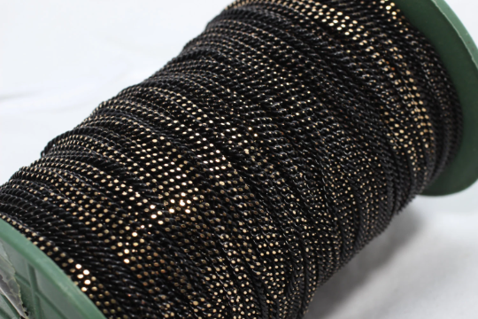 Catene a maglie larghe in ottone anticato nero (2,2x3 mm) Catene in ottone THE46
