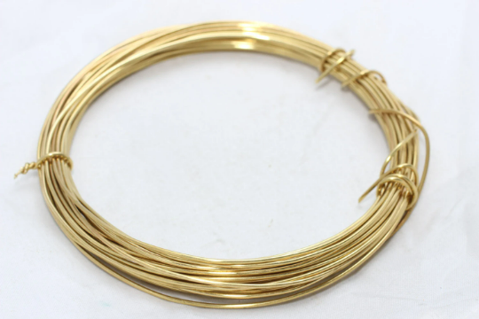 18 Ga Half Hard Brass Wire , Wrapping Wire, Bulk Wire, WR16