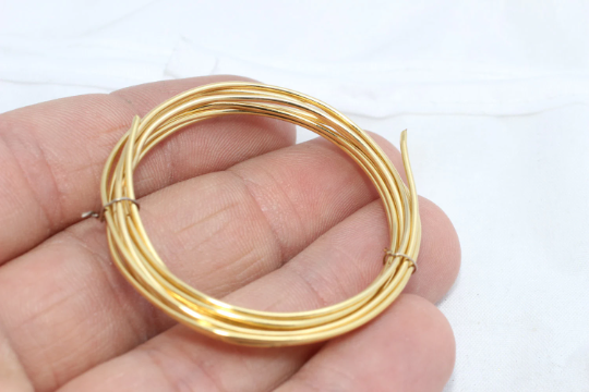 Filo placcato oro 24K, filo morbido morto, filo di avvolgimento, WR10