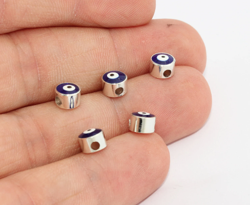 Enamel Evil Eye,beads