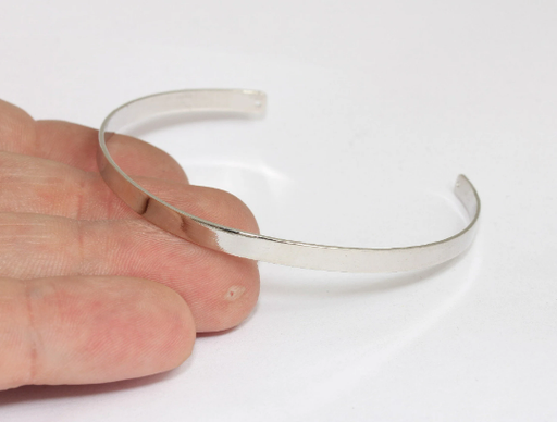 Rhodium Plated Cuff Bracelets