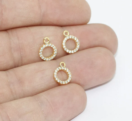 Shiny Gold Charms