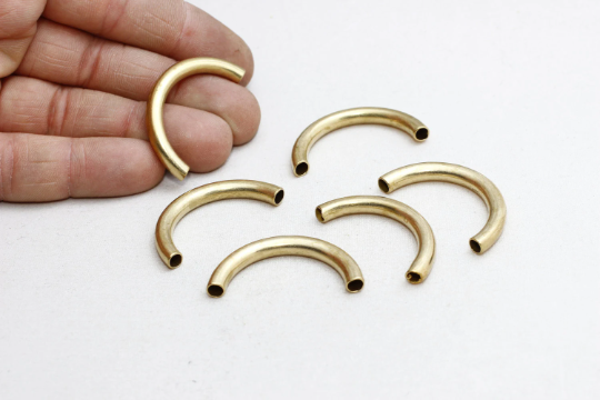 4,5x39mm Raw Brass Curved Tubes, Raw Brass Tubes, Curved EYM45