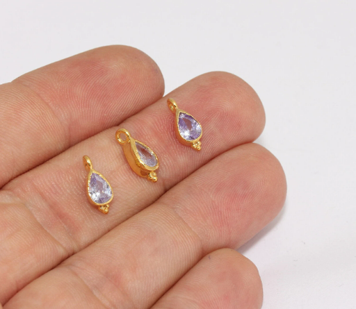 Cz Sky Blue Bracelet Charms