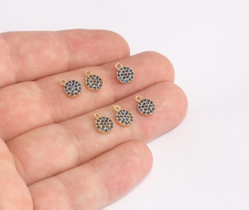 Shiny Gold Drop Charms