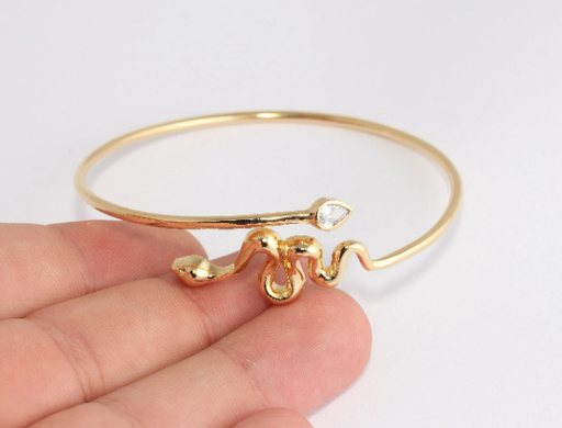 Shiny Gold Cuff Bracelet