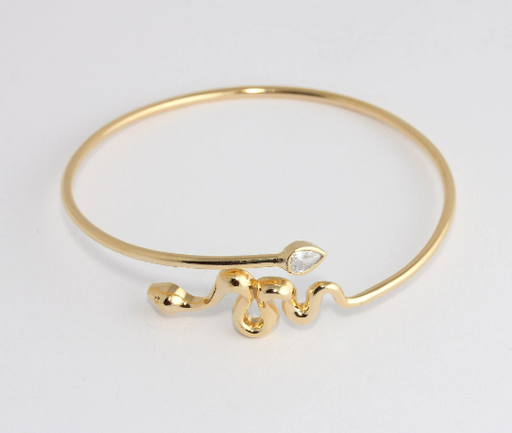 Shiny Gold Cuff Bracelet