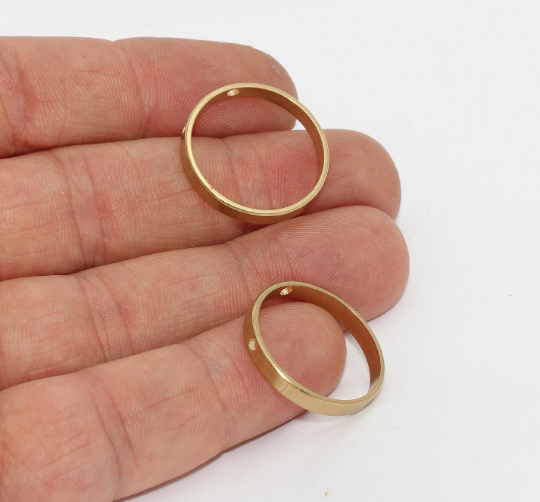 22 mm Ham Pirinç Halkalar, Bağlantı Tılsımı, Katı Halkalar, CHK306