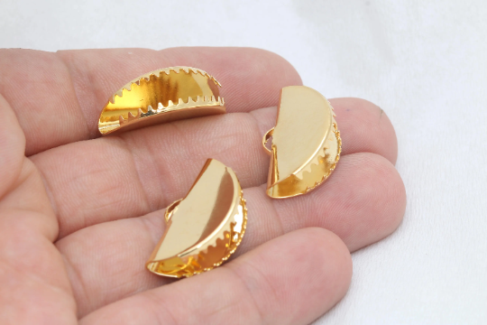 Shiny Gold Ribbon Crimp