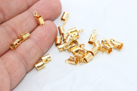 Gold Plated Cord End