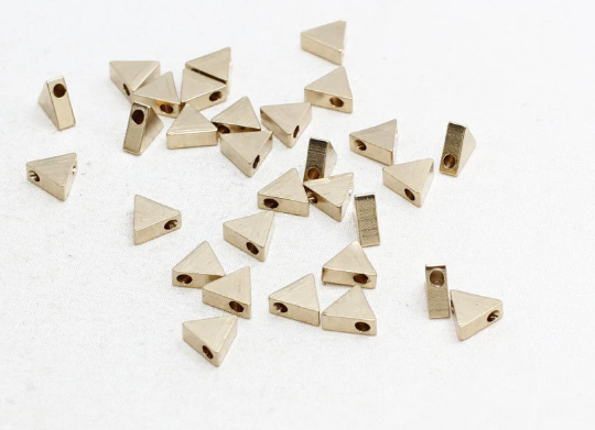 Brass Triangle Charms