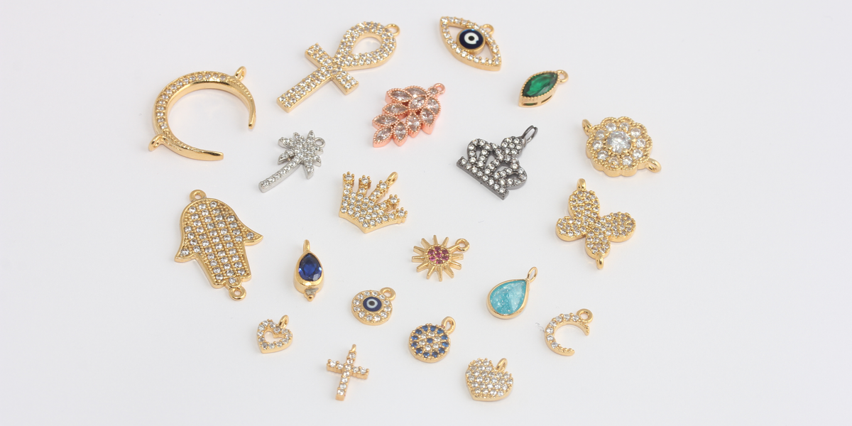 C. Zirconia Charms — KJewelry Metal | Handmade Jewelry Supplies