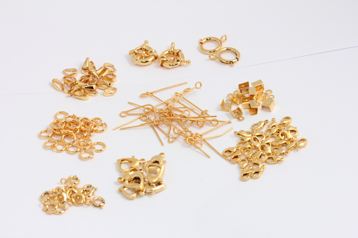 35mm 24k Shiny Gold Ball Head Pins, Jewelry Making , Gold CHK377