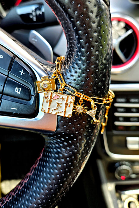 Car Steering Wheel Charm / Steering Wheel Jewelry , car1