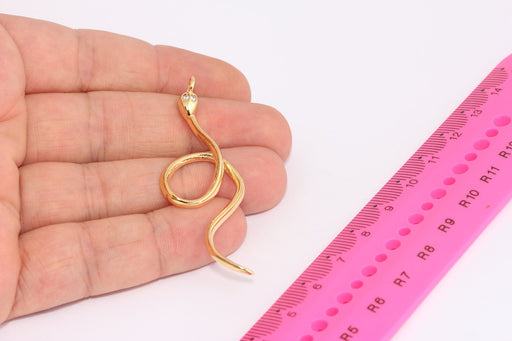Shiny Gold Snake Charm