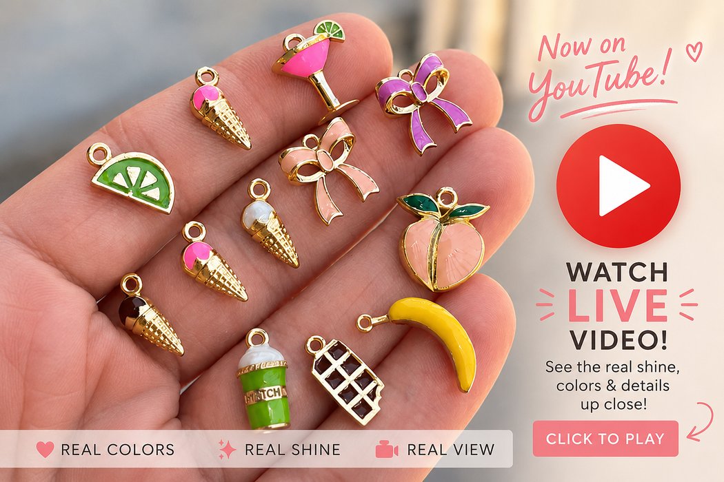 50 PCS Curated Charm Bundle - TREND-10