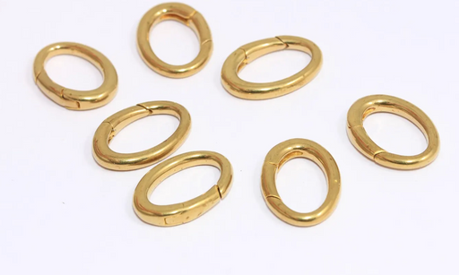 Brass Oval Clasp