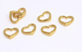 Brass Heart Clasp