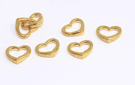 Brass Heart Clasp