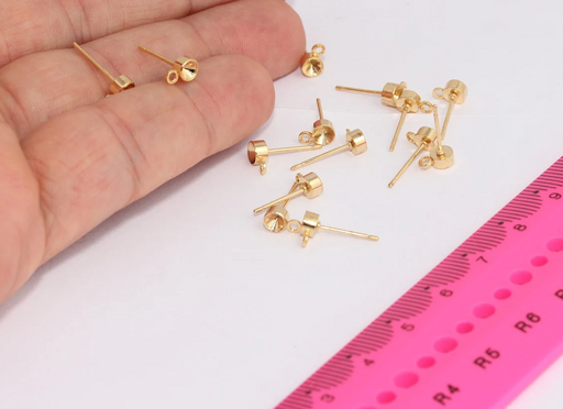 Flat Earring Posts
