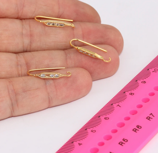 Shiny Gold Earring Hooks