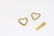 Brass Heart Clasp