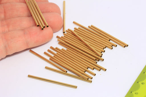 Brass Tube Beads