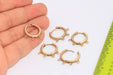 Hoop Earrings, Circle Earrings, Charm Earrings