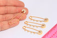  CZ Micro Pave Safety Pin