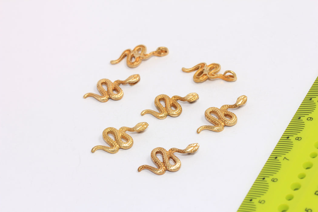 Brass Snake Pendant