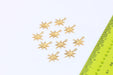 Brass North Star Charms