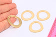 Oval Drop Charms, Earring Charm Settings
