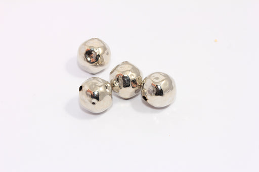  Round Hammered Ball Charms
