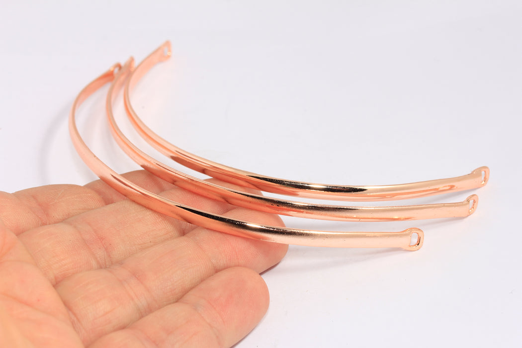 4x160mm Rose Gold Wire Choker, Choker Band Settings, CHK70-3