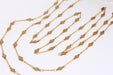 Raw Brass Sun Chain