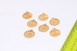 Brass Medallion Charm